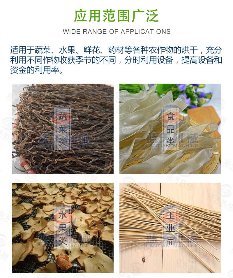 豆角烘干機應(yīng)用范圍